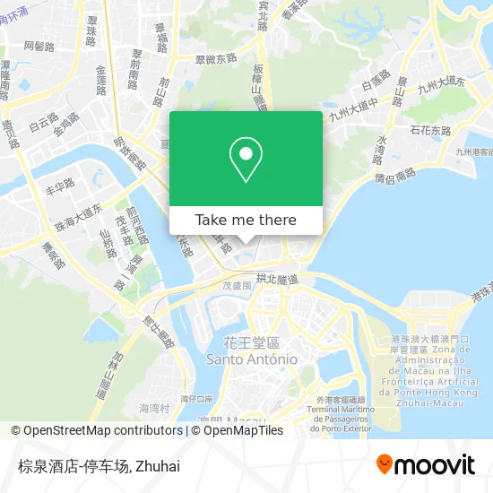 棕泉酒店-停车场 map