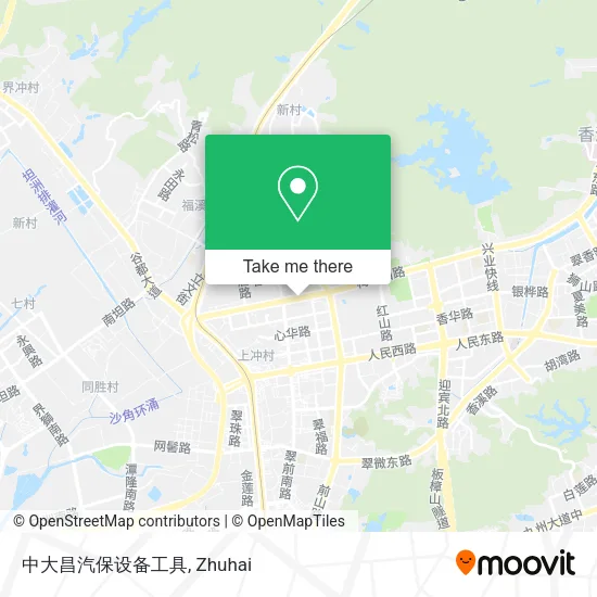 中大昌汽保设备工具 map