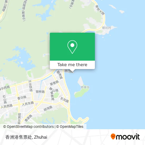 香洲港售票处 map