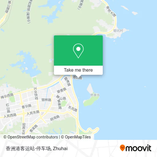香洲港客运站-停车场 map