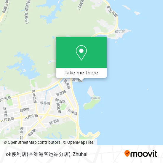 ok便利店(香洲港客运站分店) map