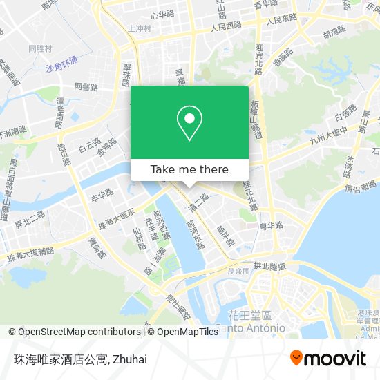珠海唯家酒店公寓 map