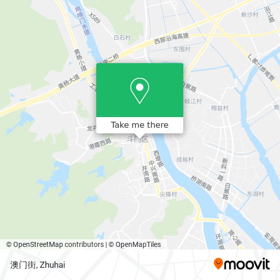 澳门街 map
