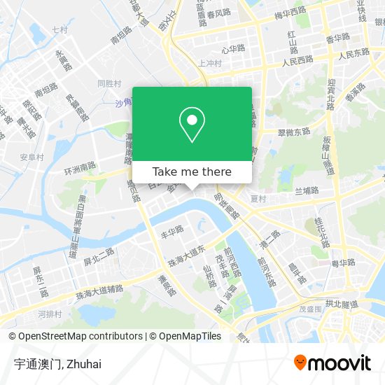 宇通澳门 map