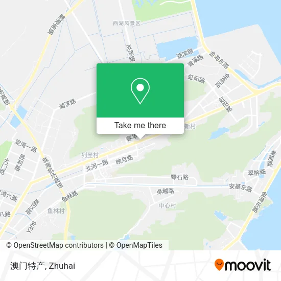 澳门特产 map