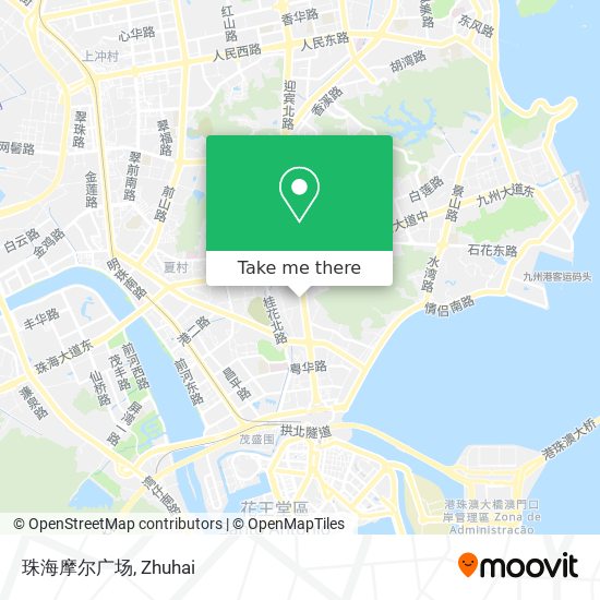 珠海摩尔广场 map