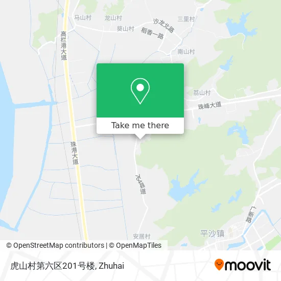 虎山村第六区201号楼 map