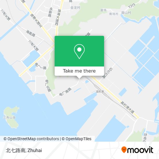 北七路南 map