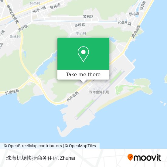 珠海机场快捷商务住宿 map