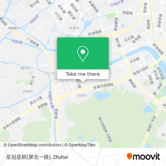 皇冠蛋糕(屏北一路) map