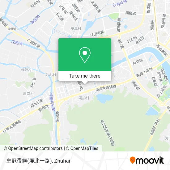 皇冠蛋糕(屏北一路) map