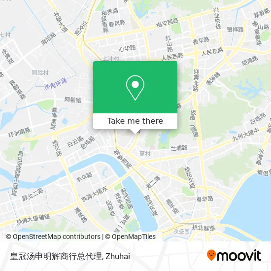皇冠汤申明辉商行总代理 map