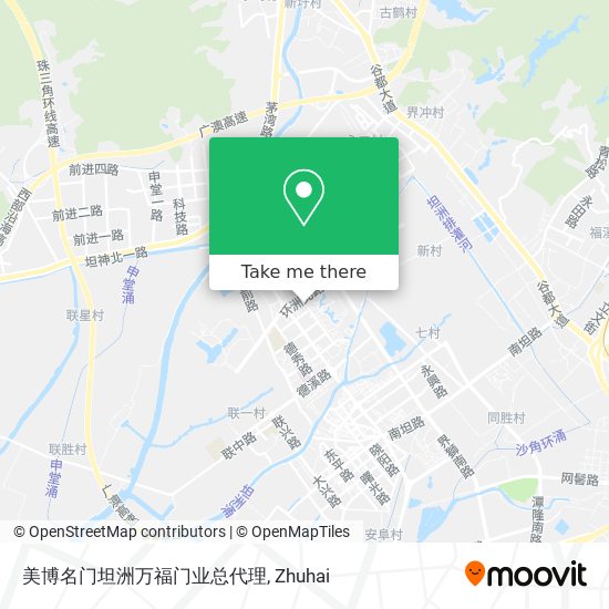 美博名门坦洲万福门业总代理 map
