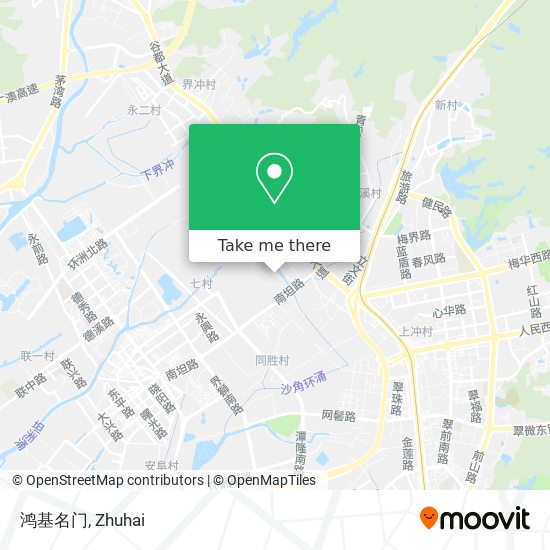 鸿基名门 map