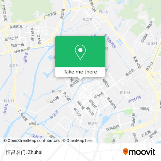 恒昌名门 map