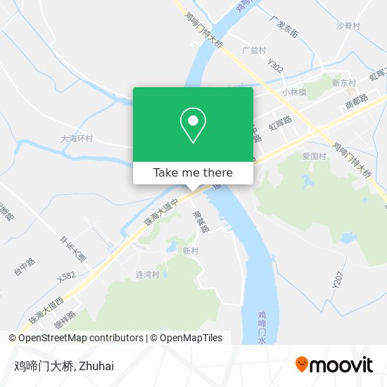 鸡啼门大桥 map