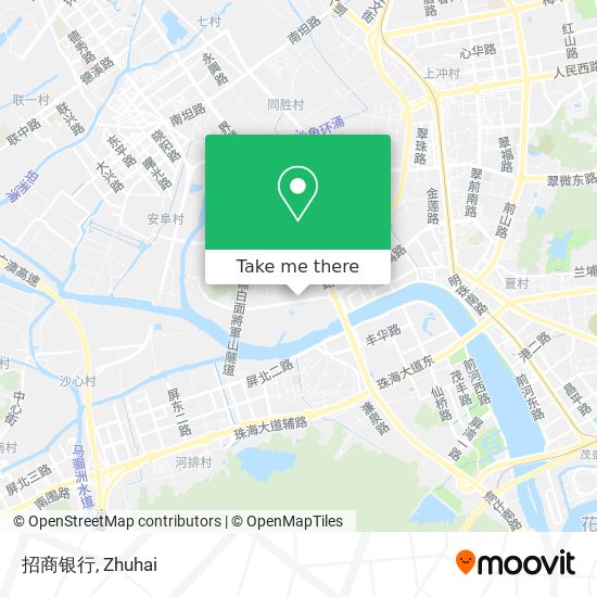 招商银行 map