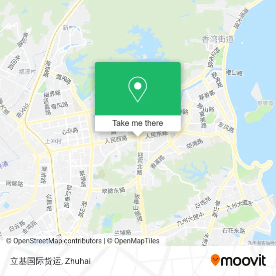 立基国际货运 map