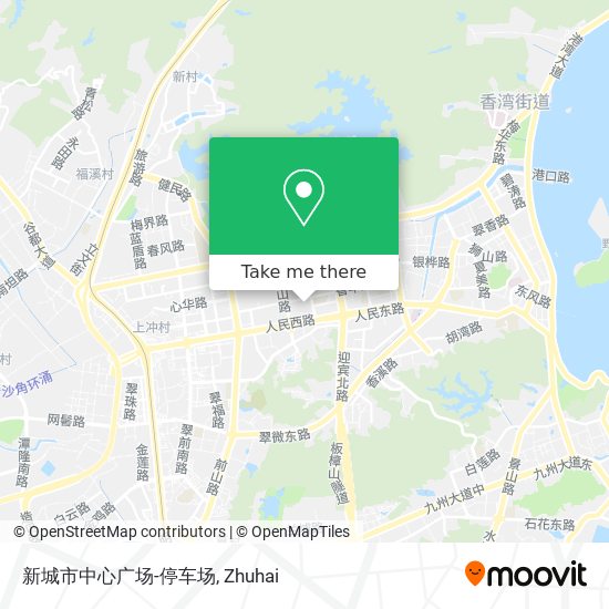 新城市中心广场-停车场 map