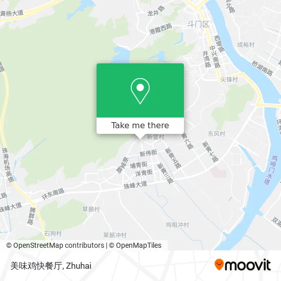 美味鸡快餐厅 map