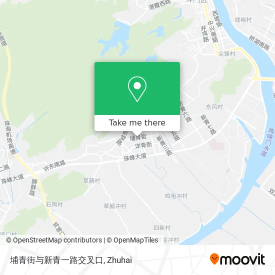 埔青街与新青一路交叉口 map