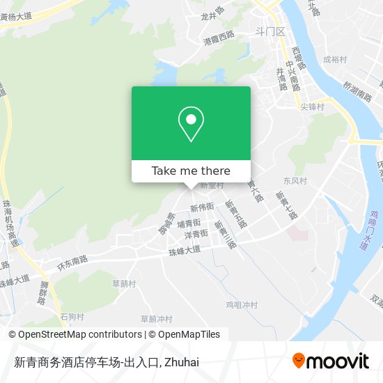 新青商务酒店停车场-出入口 map