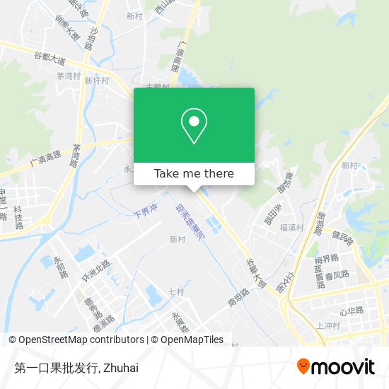 第一口果批发行 map
