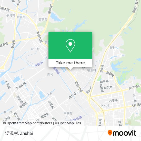 沥溪村 map
