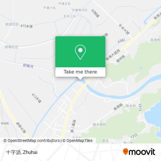 十字沥 map