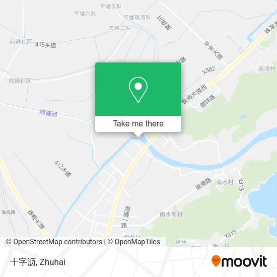 十字沥 map