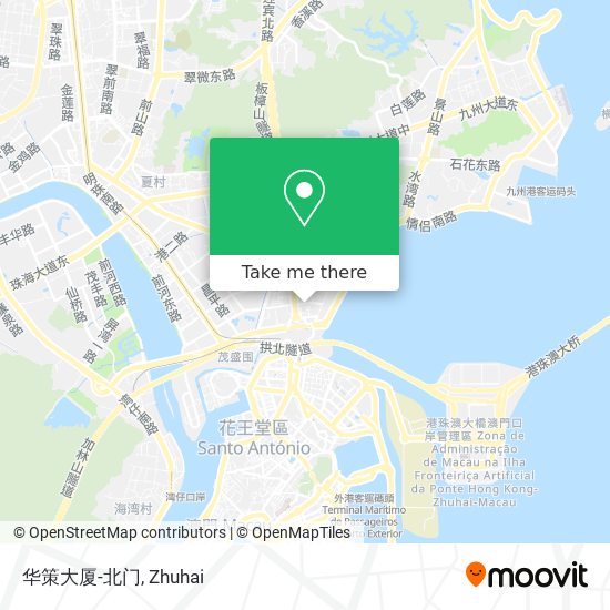 华策大厦-北门 map