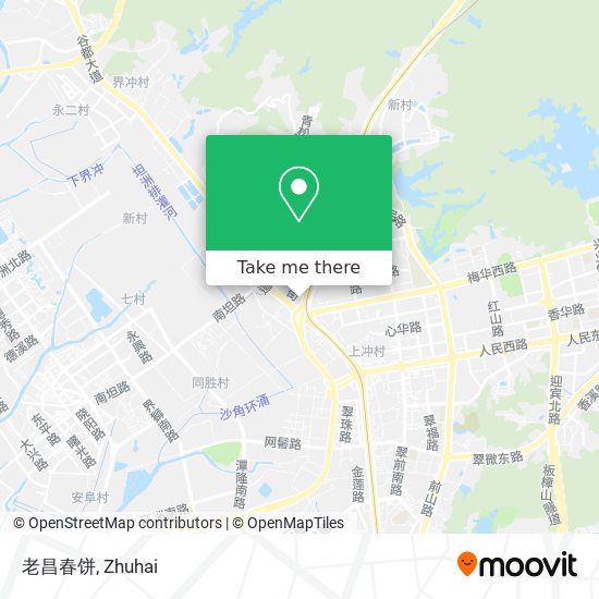老昌春饼 map