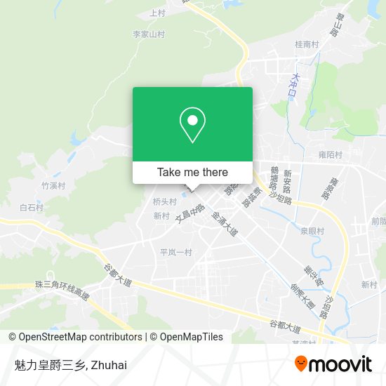 魅力皇爵三乡 map