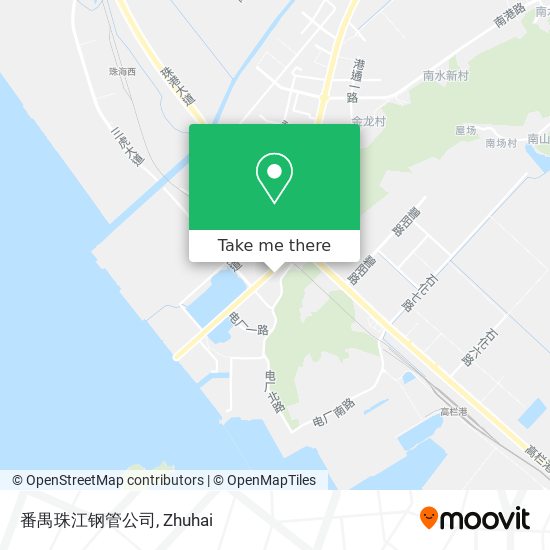 番禺珠江钢管公司 map