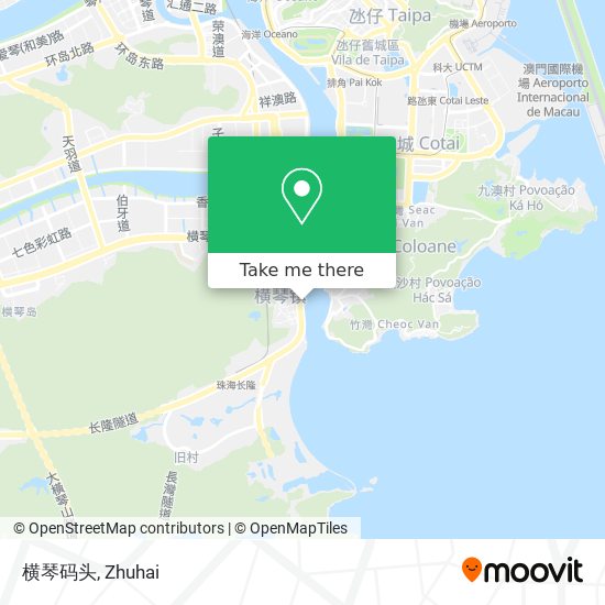 横琴码头 map
