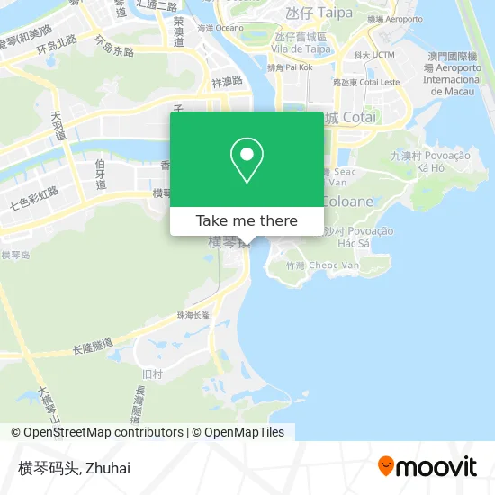 横琴码头 map