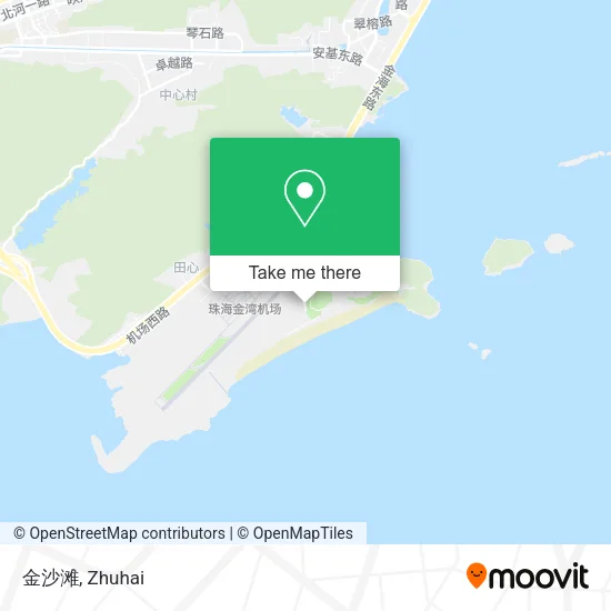 金沙滩 map