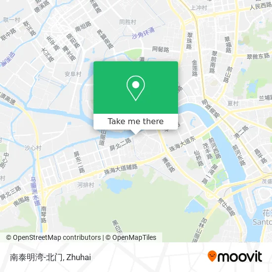 南泰明湾-北门 map