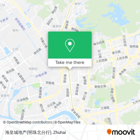 海皇城地产(明珠北分行) map