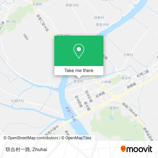 联合村一路 map