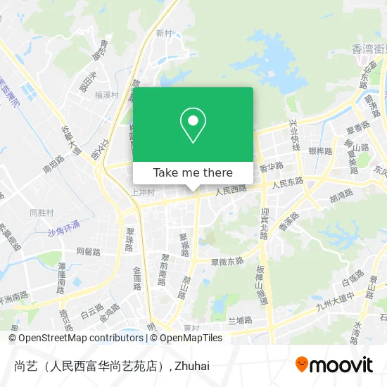 尚艺（人民西富华尚艺苑店） map