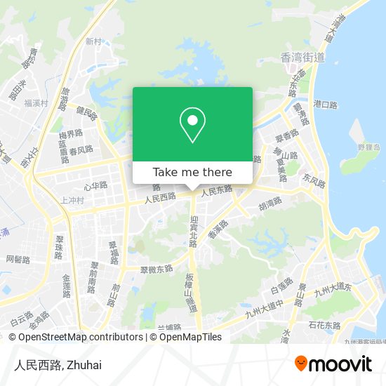 人民西路 map