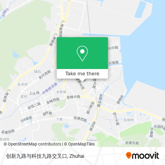 创新九路与科技九路交叉口 map