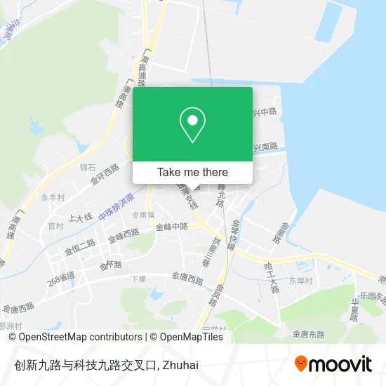 创新九路与科技九路交叉口 map