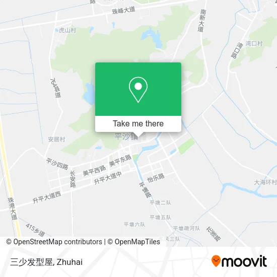 三少发型屋 map