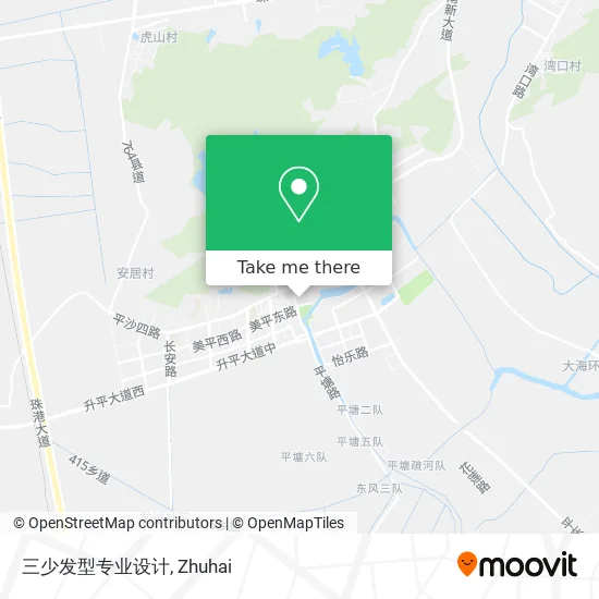 三少发型专业设计 map