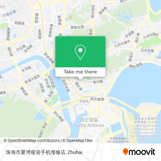 珠海市夏湾俊迎手机维修店 map