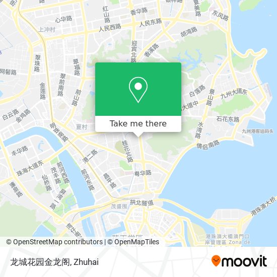 龙城花园金龙阁 map