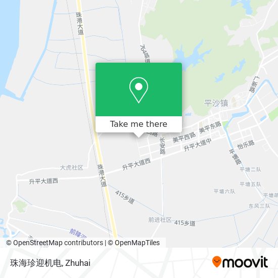 珠海珍迎机电 map