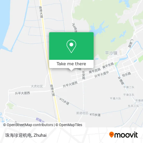 珠海珍迎机电 map